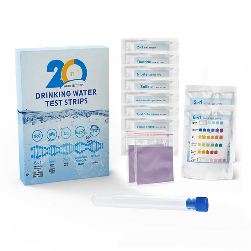 Water Testing Kit - ABKY-Water Test Strips Kit(20 In 1)