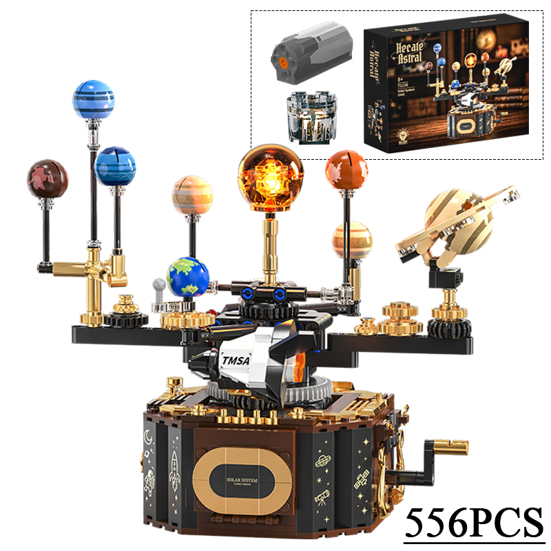 Solar System Orrery - Creative 556Pcs Solar System Orbit Universal