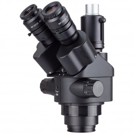 Amscope Microscope Stereo 7X-45X - AmScope 7X-45X Đen Simul-Tiêu Cự Trinocular