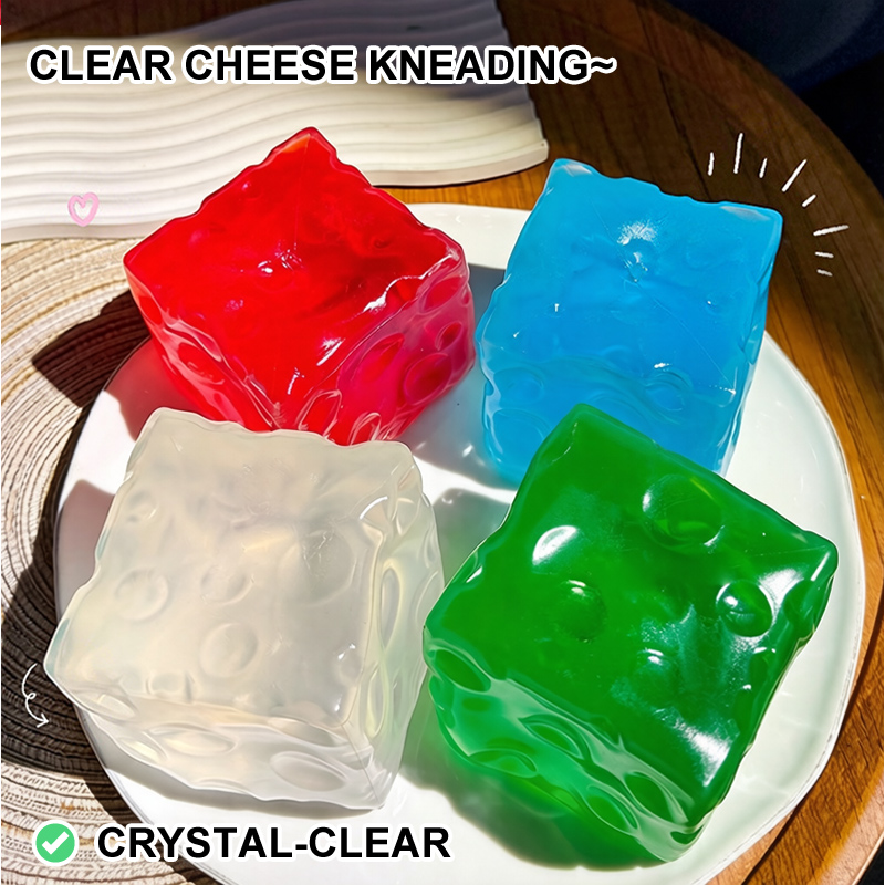 Transparent Cheese Squishy Qin - đánh giá và giá Crystal Growing Kit