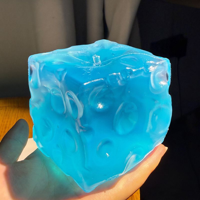 Transparent Cheese Squishy Qin - đánh giá và giá Crystal Growing Kit