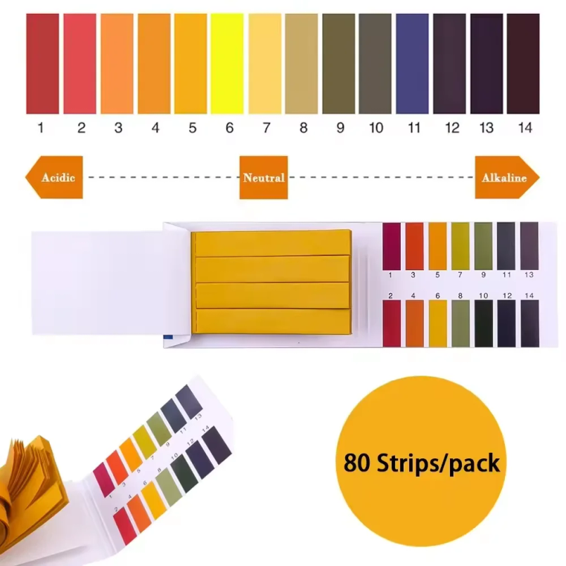 80 Strips/pack PH Test Strips  - đánh giá và giá Water Testing Kit
