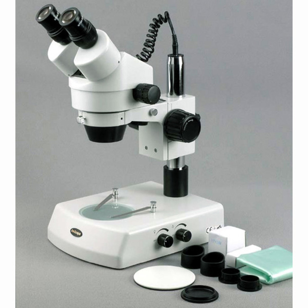Binocular Stereo Zoom Microsco - đánh giá và giá Amscope Microscope Stereo 7X-45X