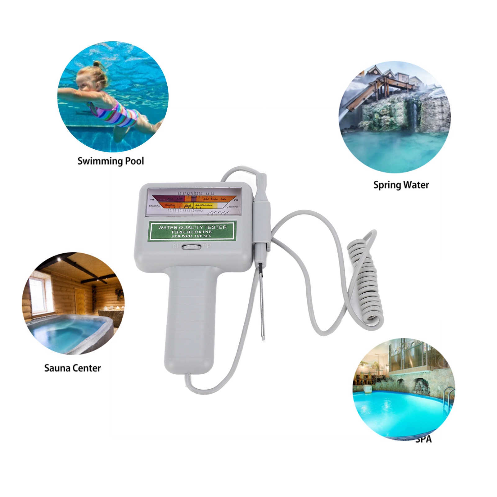 Digital Pool Water Tester pH C - đánh giá và giá Water Testing Kit
