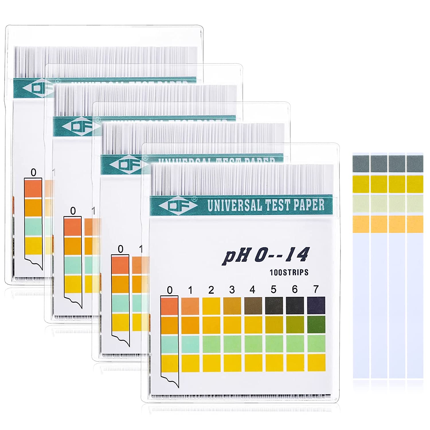 100 Strips 0-14 PH Alkaline Ac - đánh giá và giá Water Testing Kit