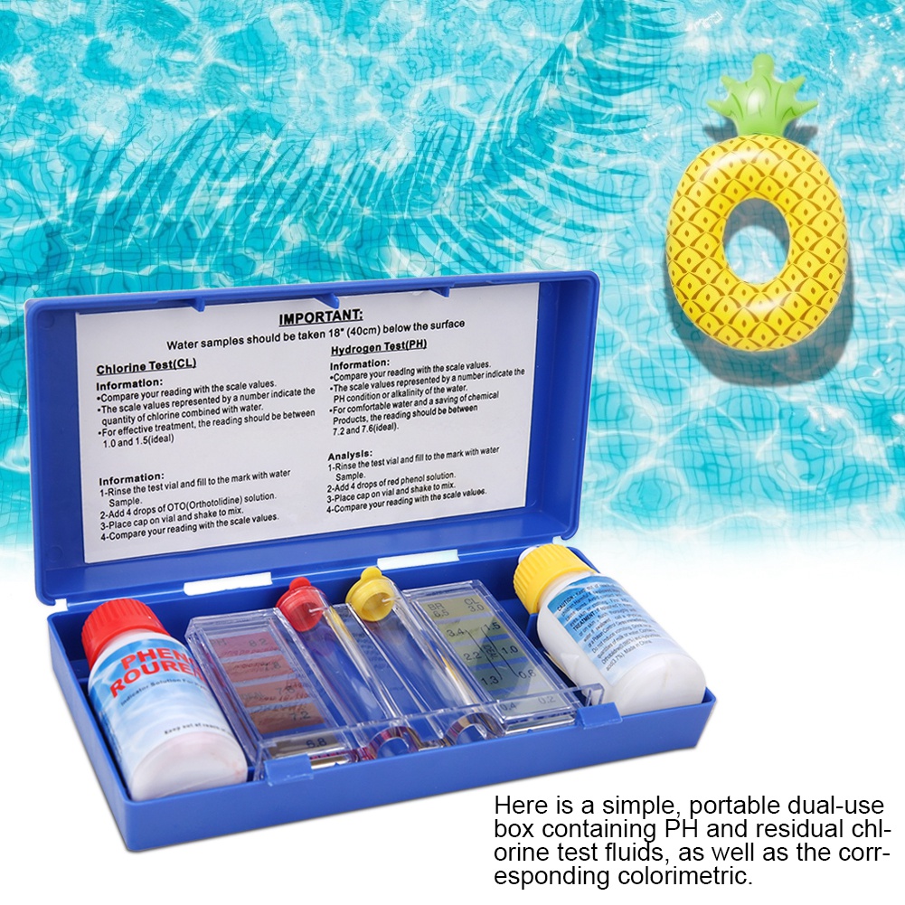 PH Chlorine Water Quality Test - đánh giá và giá Water Testing Kit