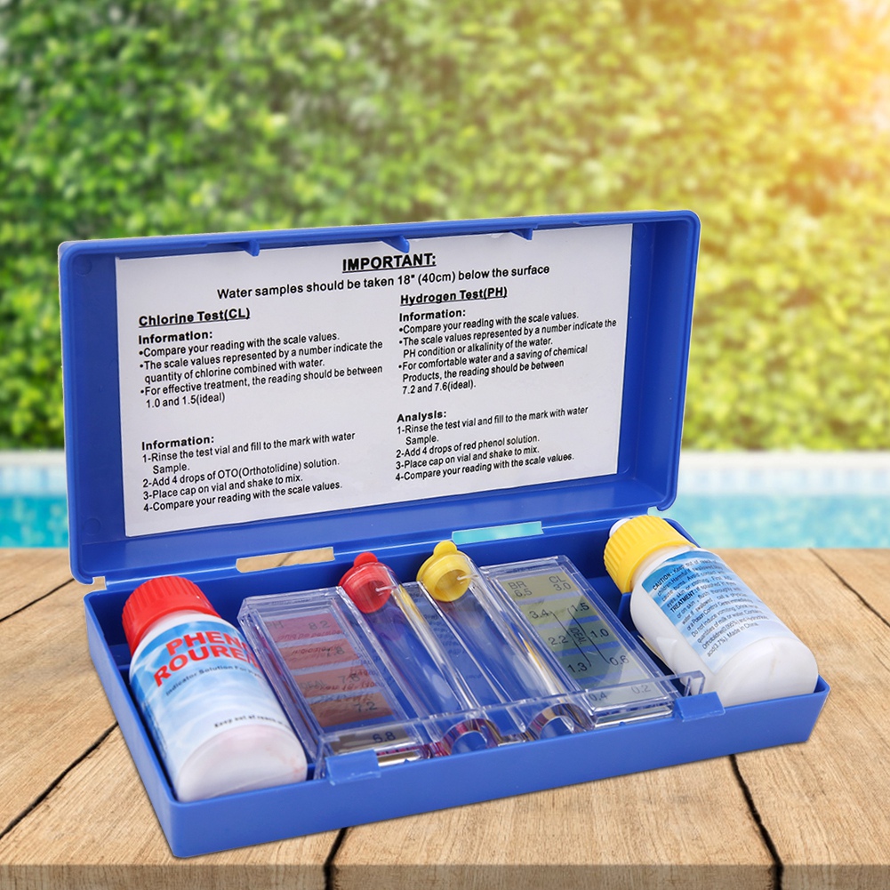 PH Chlorine Water Quality Test - đánh giá và giá Water Testing Kit