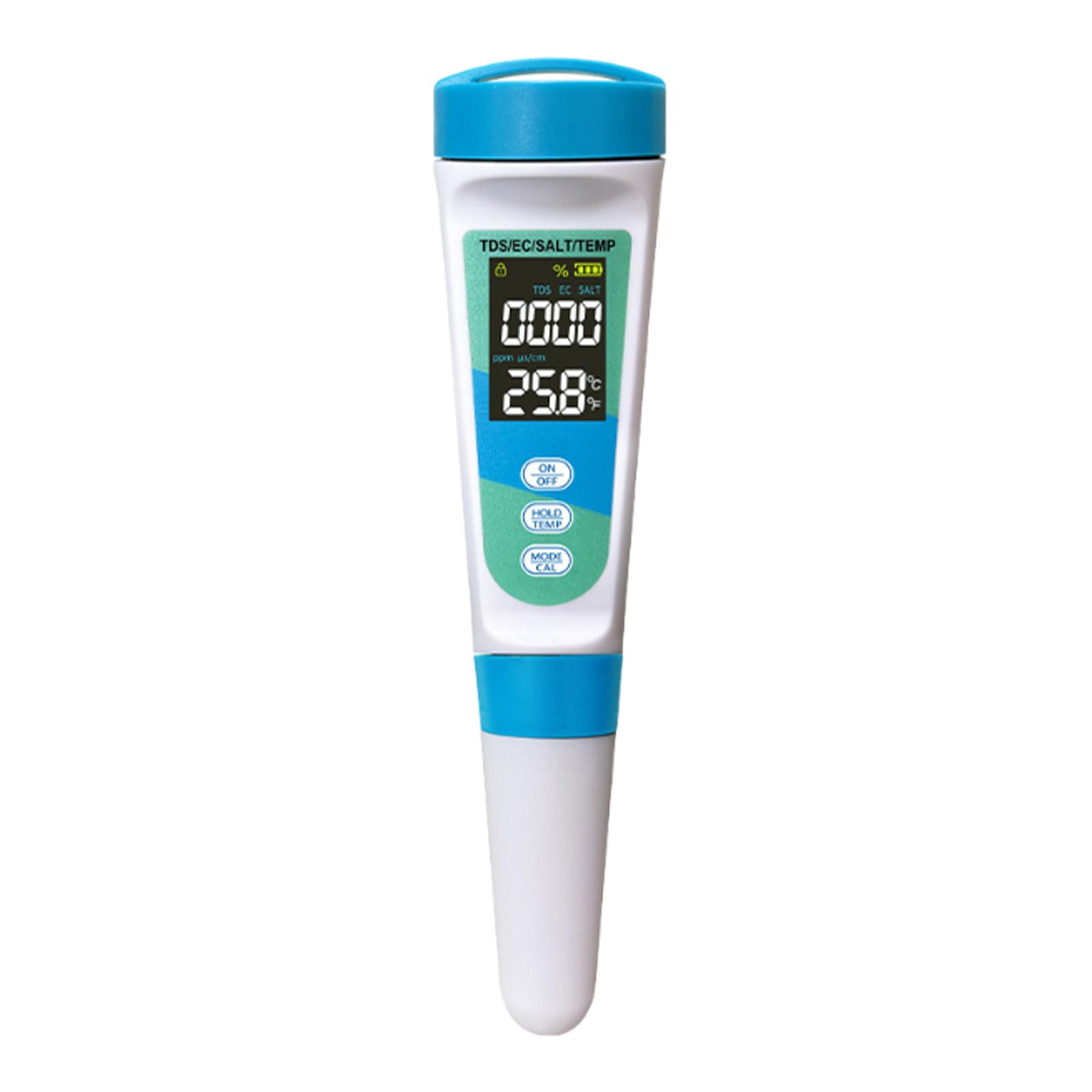 4 in 1 EC TDS SALT Temperature - đánh giá và giá Water Testing Kit