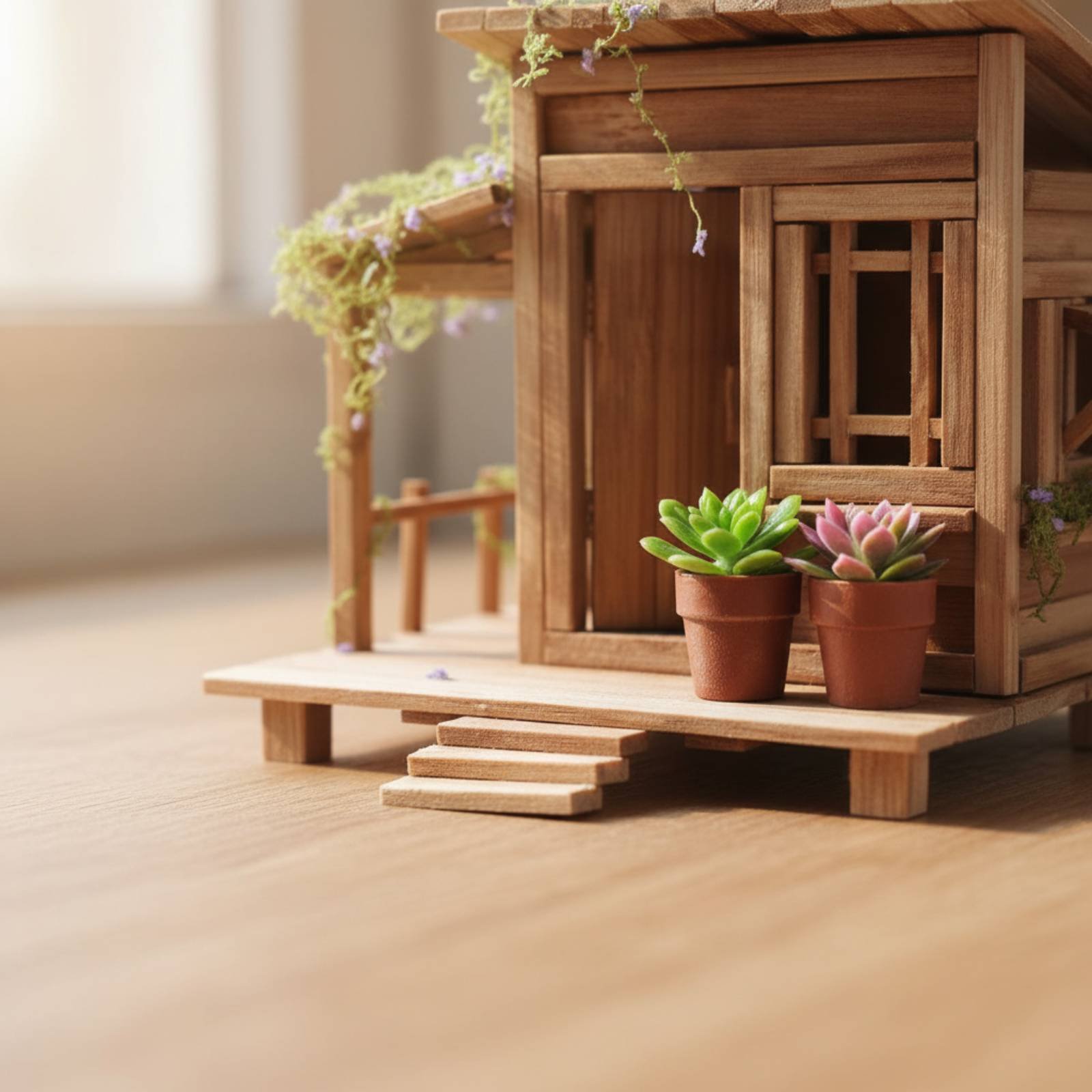 DIY Bamboo House Kit Relaxing  - đánh giá và giá Science Hobby Kit
