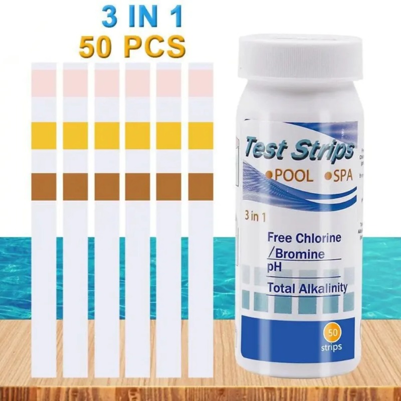 Chlorine PH Test Strips SPA Sw - đánh giá và giá Water Testing Kit