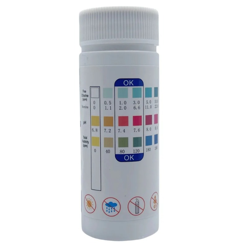 Chlorine PH Test Strips SPA Sw - đánh giá và giá Water Testing Kit