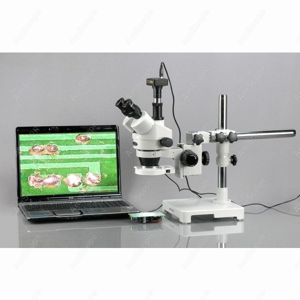 AmScope SM-3T Trinocular Zoom  - đánh giá và giá Amscope Microscope Stereo 7X-45X