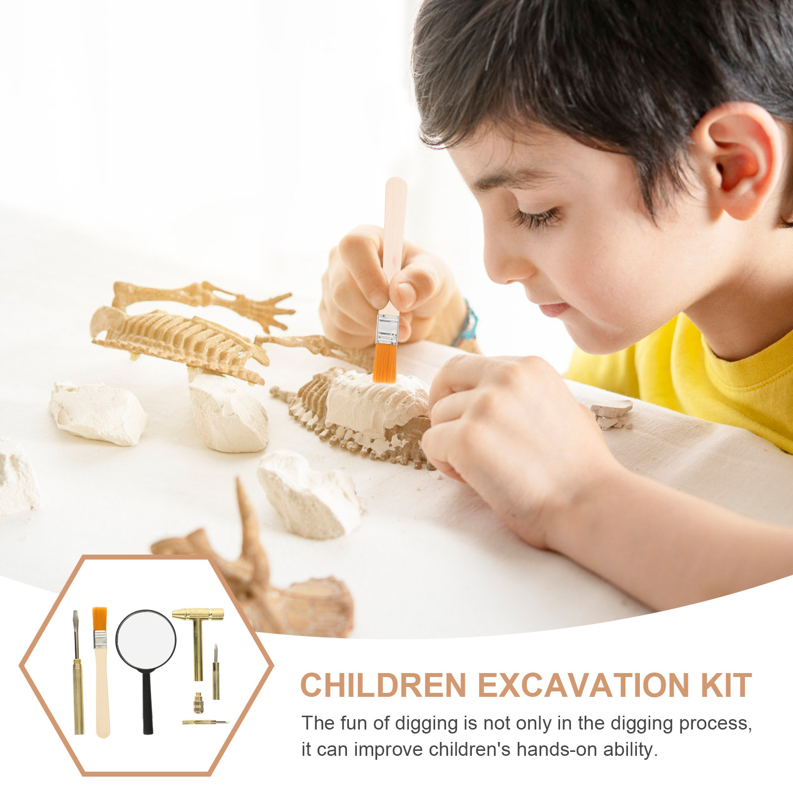 1Set Kid Excavation Tool Set S - đánh giá và giá Science Kit