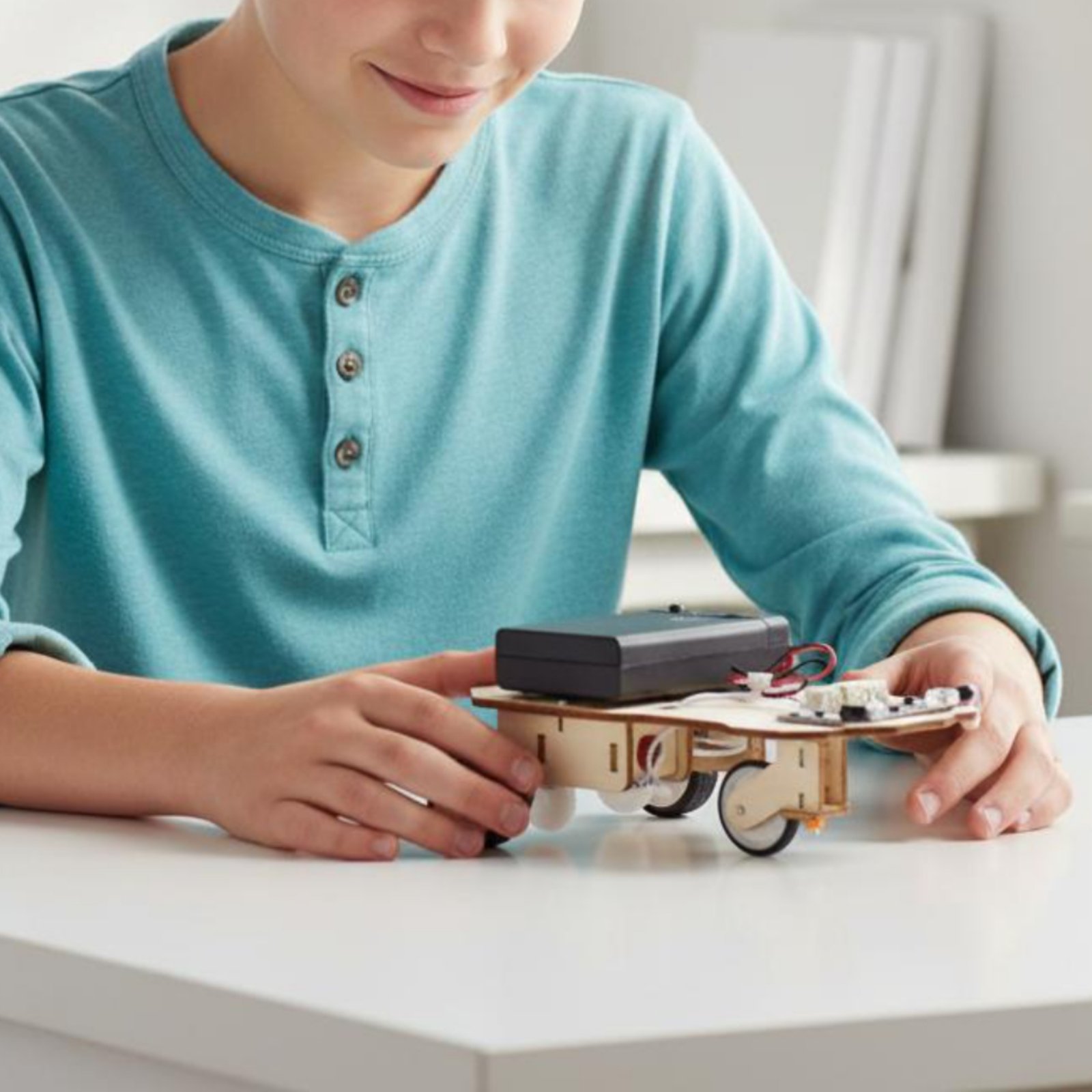 Wooden Intelligent Vehicle Kit - đánh giá và giá Science Kit